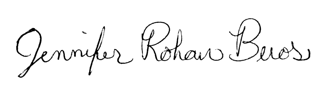 Jennifer Rohan Beros signature