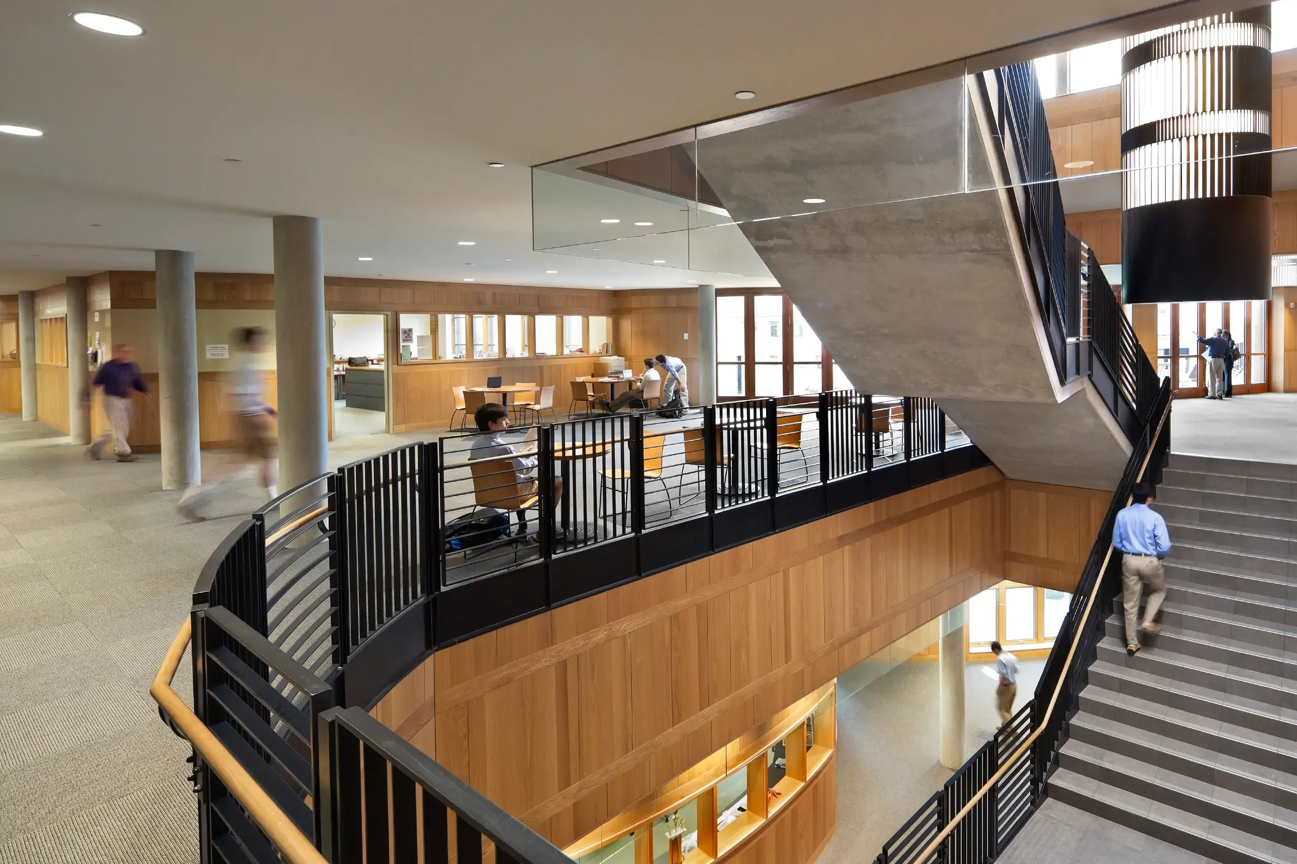 Staircase on University School campus.