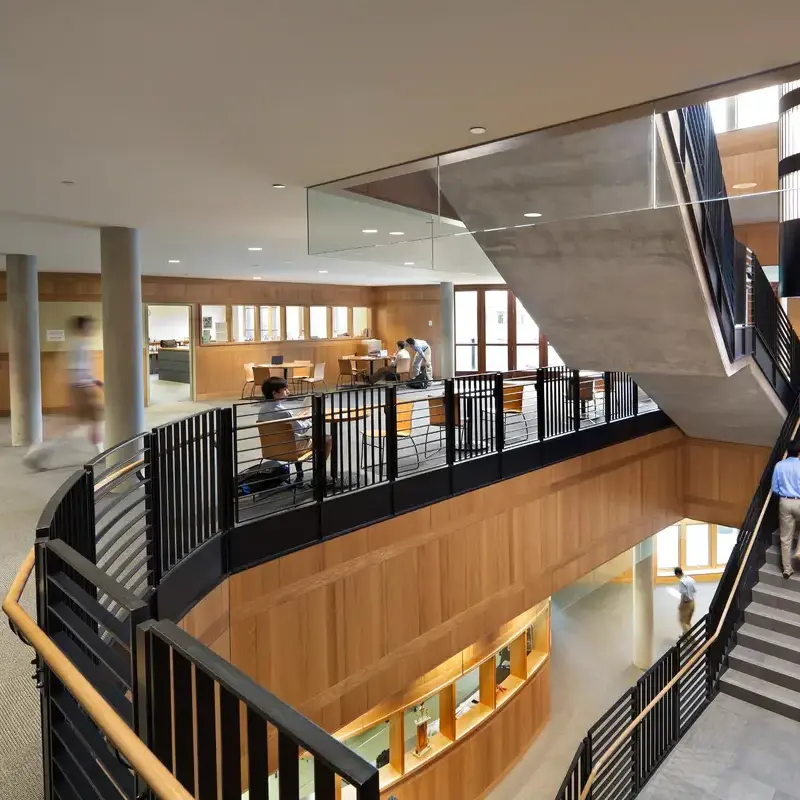 Staircase on University School campus.