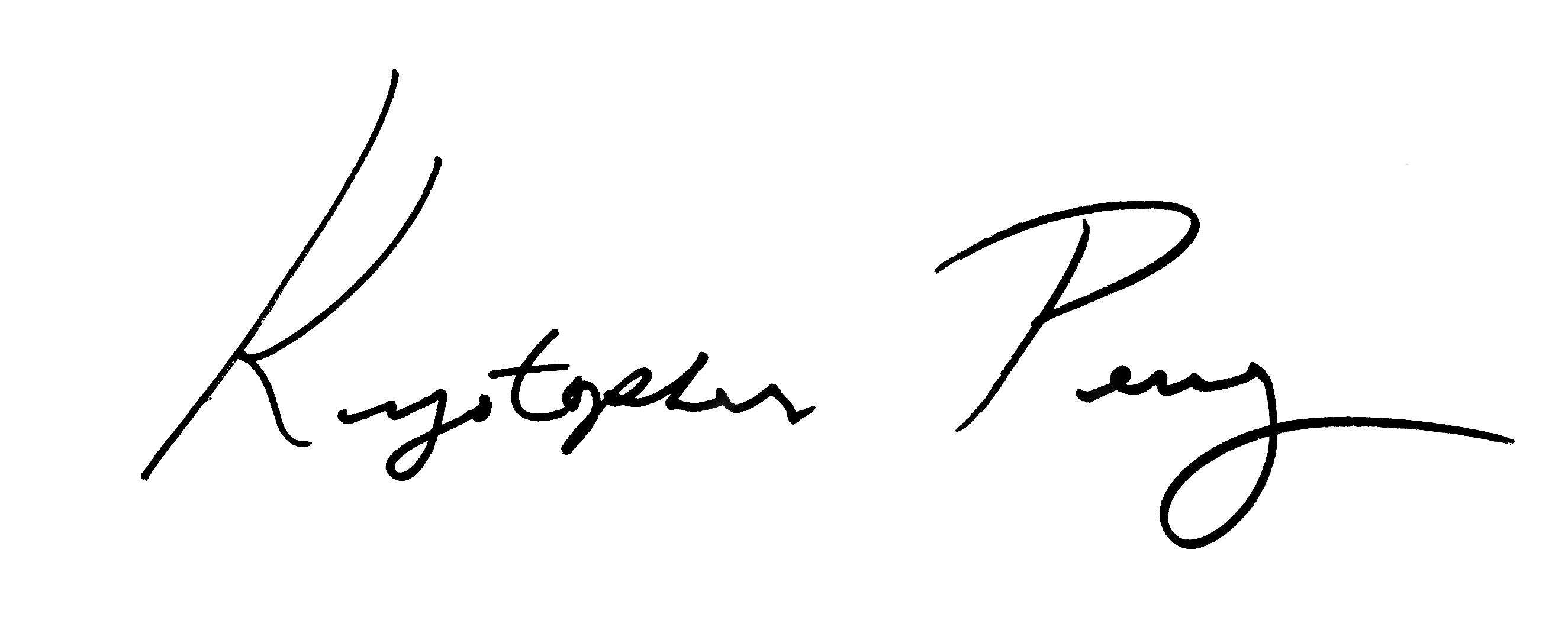 krystopher perry signature